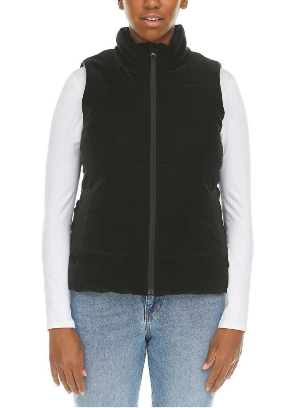 Pacific Trail Black Quilted Vest